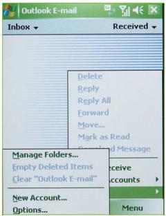 UTSTARCOM 6700 - configuration du courrier électronique (suite) - 1