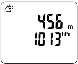 MINOX WINDWATCH PRO II - Menu Baromètre: Sous affichages divers - 2