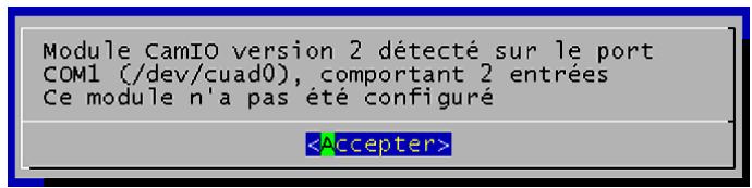 CAMTRACE V5.10.00 - INSTALLATION D'UN MODULE D'ENTRÉES SORTIES CAMIO - 2