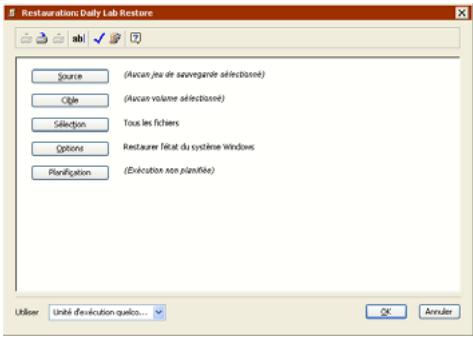 EMC RETROSPECT - Création d'un script de restauration - 1