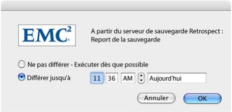 EMC RETROSPECT - Reporter l'exécution - 4