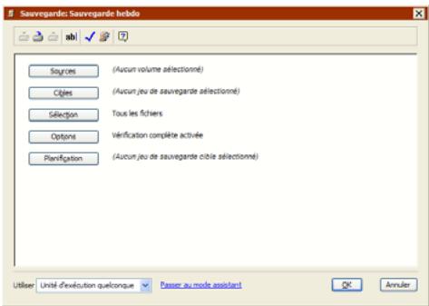 EMC RETROSPECT - Création d'un script de sauvegarde - 3