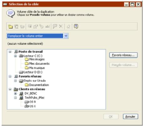 EMC RETROSPECT - Cliquez sur le bouton cible. - 1