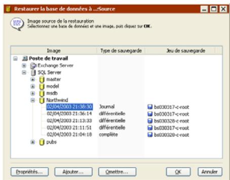 EMC RETROSPECT - Restauration d'une base de données SQL - 2
