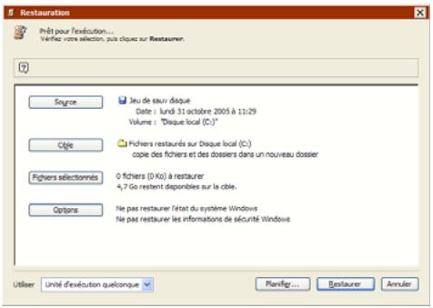 EMC RETROSPECT - Remplacer si la source est plus récente - 1