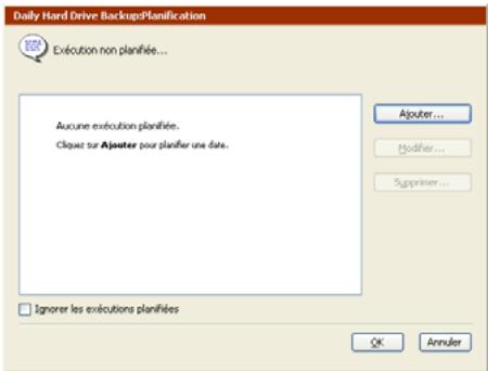 EMC RETROSPECT - Pour planifier un script : - 1