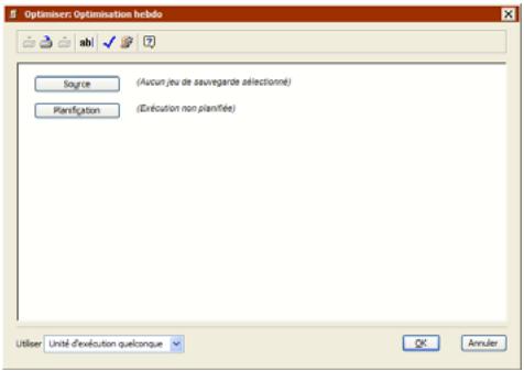 EMC RETROSPECT - Création d'un script d'optimisation - 1