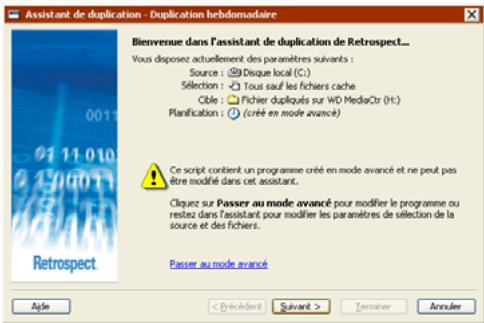 EMC RETROSPECT - Planification - 1