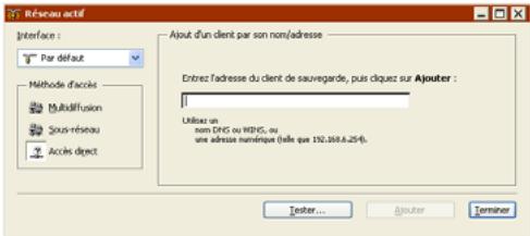 EMC RETROSPECT - Méthode d'accès direct - 1