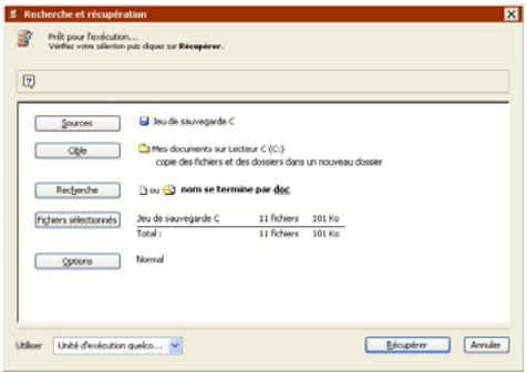 EMC RETROSPECT - Spécification des critères de recherche - 2