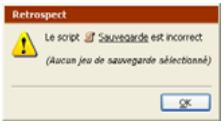 EMC RETROSPECT - Pour tester un script : - 2