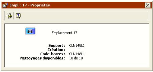 EMC RETROSPECT - Pour spécifier le nombre de nettoyages : - 1
