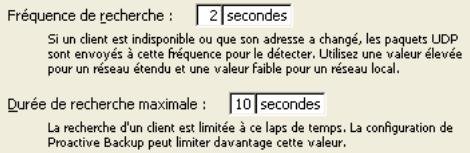 EMC RETROSPECT - Délambra de nouvelle tentative sur le réseau - 1