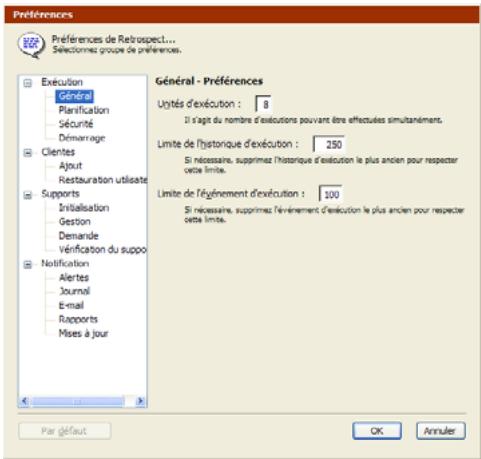EMC RETROSPECT - Pour ignorer l'exécution d'un script : - 3