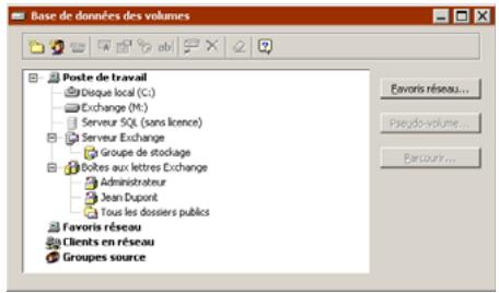 EMC RETROSPECT - Utilisation d'une liste de volumes - 1