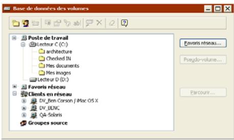EMC RETROSPECT - Fenêtres de volumes - 2