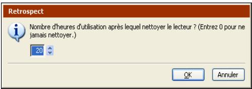 EMC RETROSPECT - Nettoyage d'un lecteur de bande - 2