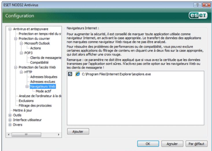 ESET NOD32 ANTIVIRUS 3.0 - Navigateurs Web - 1