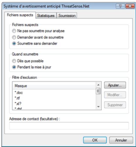ESET NOD32 ANTIVIRUS 3.0 - Fichiers suspects - 1