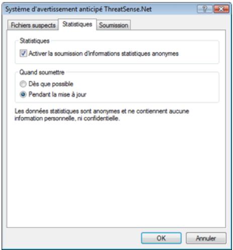 ESET NOD32 ANTIVIRUS 3.0 - Quand soumettre - 1