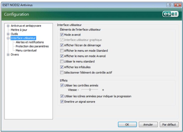 ESET NOD32 ANTIVIRUS 3.0 - Interface utilisateur - 1