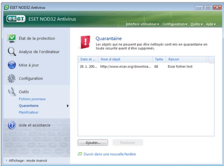 ESET NOD32 ANTIVIRUS 3.0 - Quarantine - 1