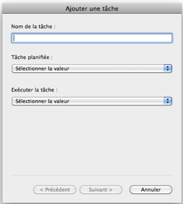 ESET NOD32 ANTIVIRUS 4 BUSINESS EDITION FOR MAC OS X - Création de nouvelles tâches - 1