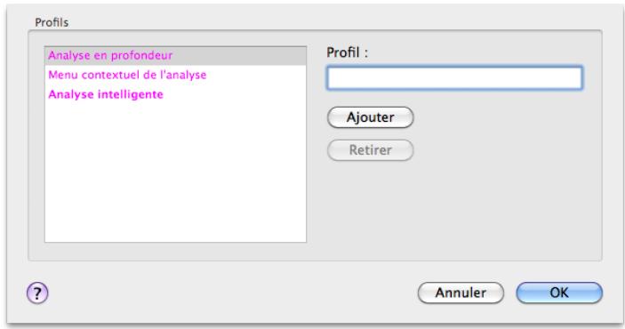 ESET NOD32 ANTIVIRUS 4 BUSINESS EDITION FOR MAC OS X - Profils d'analyse - 2