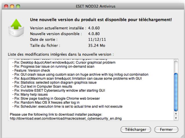 ESET NOD32 ANTIVIRUS 4 BUSINESS EDITION FOR MAC OS X - Mise à niveau vers une nouvelle version - 2