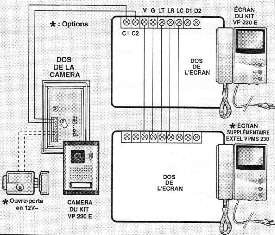 EXTREL VP230E - Attention : il ne faut enaucun cas doubler les fils pour en augmenter la section - 1
