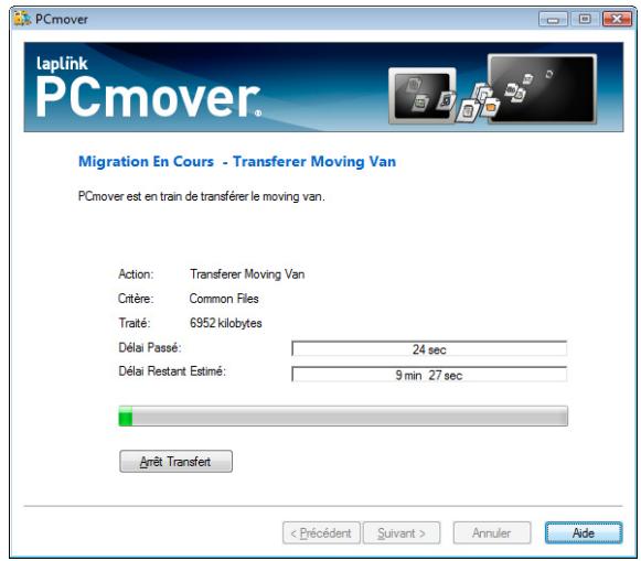 LAPLINK PCMOVER PROFESSIONAL - Précommencer - transférer moving van - 1