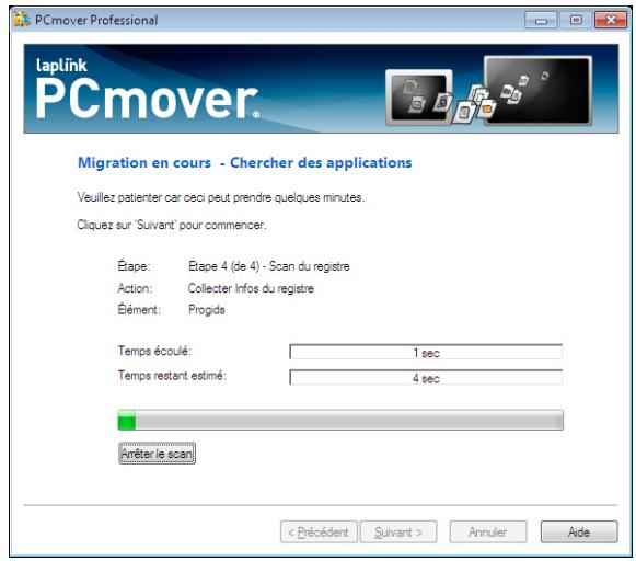 LAPLINK PCMOVER PROFESSIONAL - Chercher applications - 1
