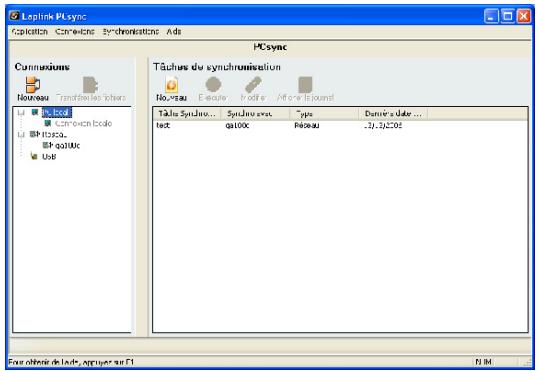 LAPLINK PCSYNC - Transfert de fichiers - 1