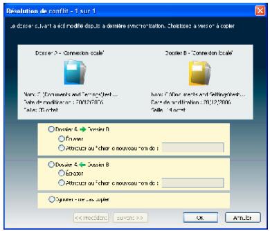 LAPLINK PCSYNC - Lancez la tâche de synchronisation - 3