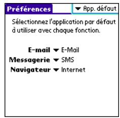 TREO 600 - Preférences des boutons - 2