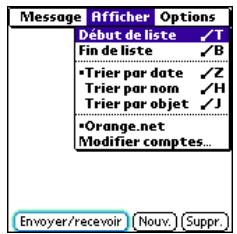 TREO 600 - Suppression de messages par date - 2