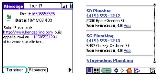TREO 600 - Composition d'un numero à l'aide du Clavier de numérotation à l'écran - 6