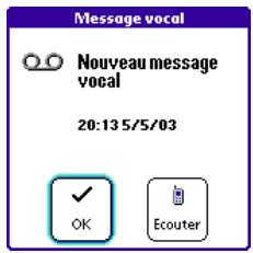 TREO 600 - Notification du service Messagingerie - 1