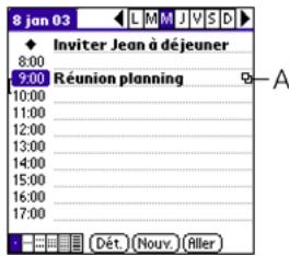 TREO 600 - Planification d'un événement récurrent - 2