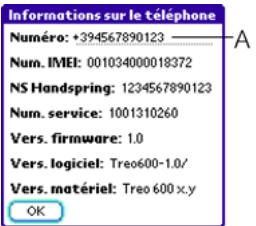 TREO 600 - Quel est mon numéro ? - 1