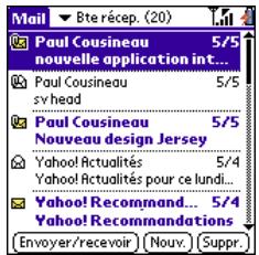 TREO 600 - Réception et affichage de messages - 1