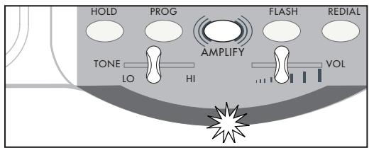 AMERIPHONE XL-40 - | Indicador de Bateria Baja del XL-40 - 1
