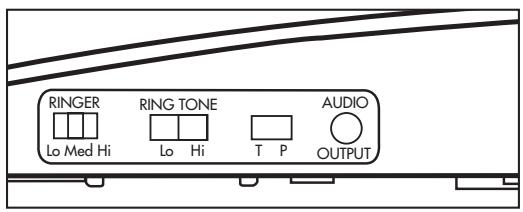 AMERIPHONE XL-40 - Volume et tonalité de la sonnerie - 1