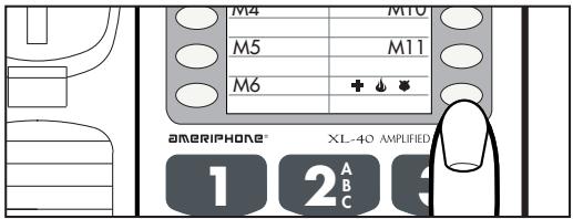 AMERIPHONE XL-40 - Programación de las Teclas de Memoria - 1