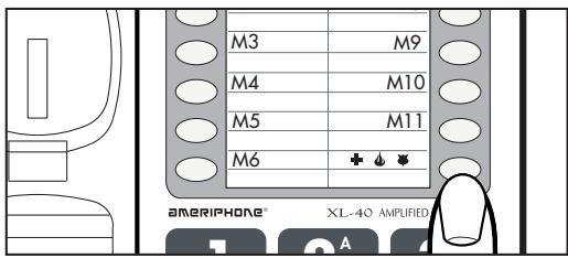 AMERIPHONE XL-40 - Programming the Memory Buttons - 1