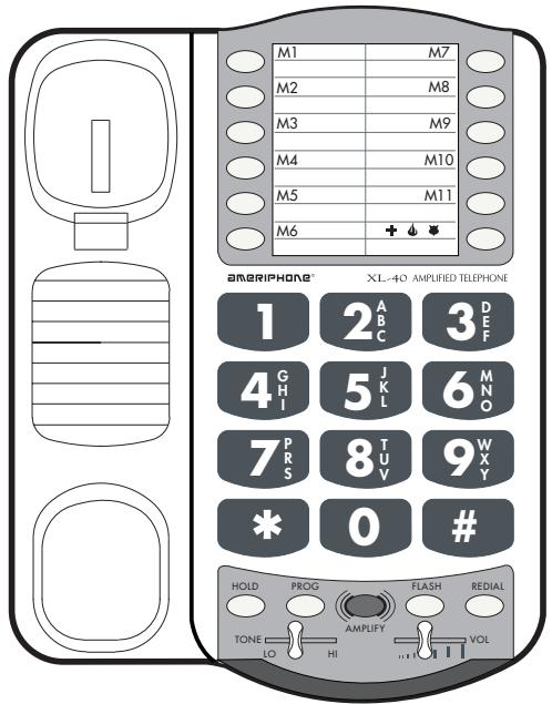 AMERIPHONE XL-40 - Ayuda de Ameriphone - 2