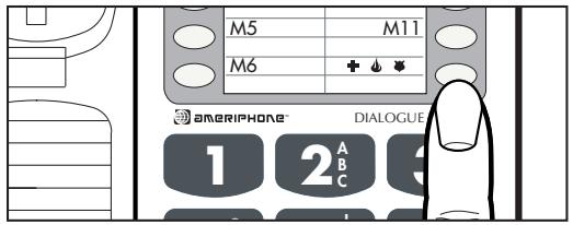 AMERIPHONE XL-40 - Programmation des numeros fréquement composés - 1