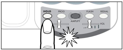 AMERIPHONE XL-40 - Llamada en espera (Hold) - 1