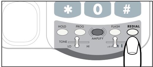 AMERIPHONE XL-40 - Last Number Redial - 1