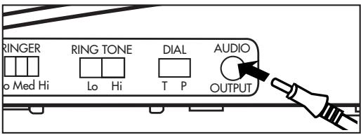 AMERIPHONE XL-40 - Conexión de Salida de Audio - 1